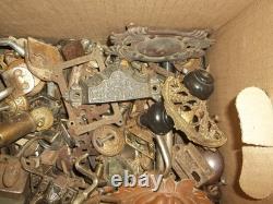 Huge Lot Of Antique And Vintage Hardware, Drawer Pulls, Knobs, Escutcheons, Etc