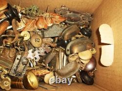 Huge Lot Of Antique And Vintage Hardware, Drawer Pulls, Knobs, Escutcheons, Etc