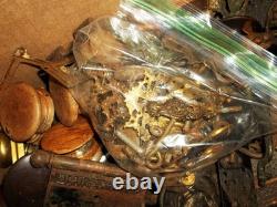 Huge Lot Of Antique And Vintage Hardware, Drawer Pulls, Knobs, Escutcheons, Etc