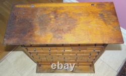 Humphreys Specific Homeopathic Wood Counter Display Antique Cabinet 1890s