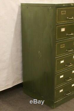 Industrial 6 Draw Steel Cabinet Vintage 1940/50's Home Loft Studio Collectable