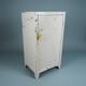 Industrial Metal Medical Cabinet White Steel Storage Locker 28 Freestanding Sm