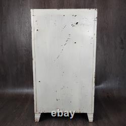 Industrial Metal Medical Cabinet White Steel Storage Locker 28 Freestanding Sm