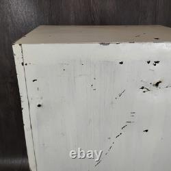 Industrial Metal Medical Cabinet White Steel Storage Locker 28 Freestanding Sm