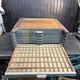 Industrial Oak Multigraph Printers Cabinet With6 Drawers With98 Box Jewelry Box Tool