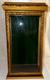 Italian Ornate Gold Glass Display Cabinet Antique Brass Carvings 21 X 11 X 7