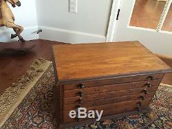 Jessen Rosberg Chicago Antique Watchmakers Lens Cabinet or Spool Thread Cabinet