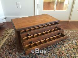 Jessen Rosberg Chicago Antique Watchmakers Lens Cabinet or Spool Thread Cabinet