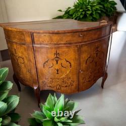 John Richard European Crossroads Half Moon Vintage Demilune Cabinet Console