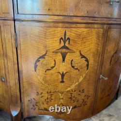 John Richard European Crossroads Half Moon Vintage Demilune Cabinet Console