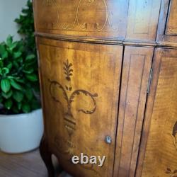 John Richard European Crossroads Half Moon Vintage Demilune Cabinet Console