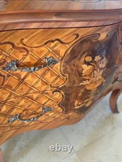 John Richard European Crossroads Half Moon Vintage Demilune Cabinet Console