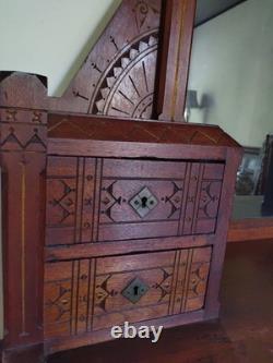 Kimbel and Cabus Style Mirrored Dresser with Tiles Aesthetic Antique Modern Gothic