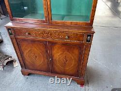 Kindel Neoclassical China Cabinet Display