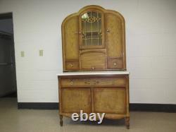 Kitchen Cabinet Original Finish Unusual Form Art Nouveau Flour Sifter 1950's Kitchen Cabinet Original Finish Unusual Form Art Nouveau Flour Sifter 1950's