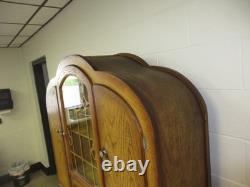 Kitchen Cabinet Original Finish Unusual Form Art Nouveau Flour Sifter 1950's Kitchen Cabinet Original Finish Unusual Form Art Nouveau Flour Sifter 1950's