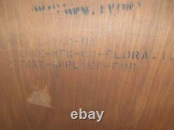 Kitchen Cabinet Original Finish Unusual Form Art Nouveau Flour Sifter 1950's Kitchen Cabinet Original Finish Unusual Form Art Nouveau Flour Sifter 1950's