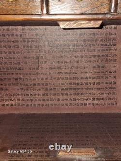Korean Apothecary Chest Early to Mid 1900's 20 Drawers With Inside Storage