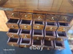 Korean Apothecary Chest Early to Mid 1900's 20 Drawers With Inside Storage