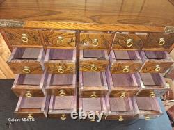 Korean Apothecary Chest Early to Mid 1900's 20 Drawers With Inside Storage