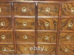 Korean Apothecary Chest Early to Mid 1900's 20 Drawers With Inside Storage