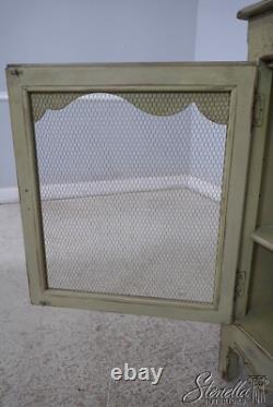 L67963 HABERSHAM Country French Green Painted 2 Door Cabinet