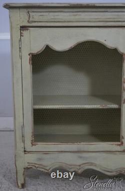 L67963 HABERSHAM Country French Green Painted 2 Door Cabinet