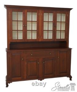 L69394 DR DIMES Cherry Stepback Dutch Cabinet Cupboard
