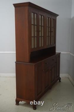 L69394 DR DIMES Cherry Stepback Dutch Cabinet Cupboard