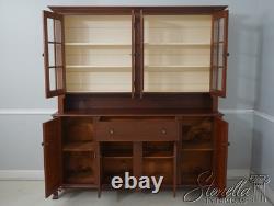 L69394 DR DIMES Cherry Stepback Dutch Cabinet Cupboard