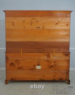 L69394 DR DIMES Cherry Stepback Dutch Cabinet Cupboard