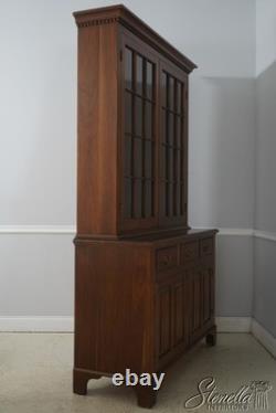 L72867 Country Chippendale Hand Crafted Walnut Cupboard