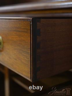 L72867 Country Chippendale Hand Crafted Walnut Cupboard