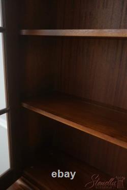 L72867 Country Chippendale Hand Crafted Walnut Cupboard