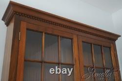L72867 Country Chippendale Hand Crafted Walnut Cupboard