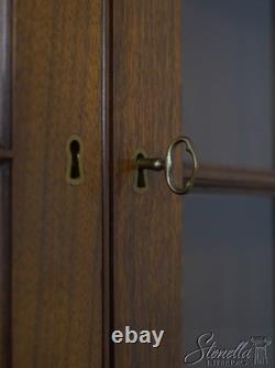 L72867 Country Chippendale Hand Crafted Walnut Cupboard