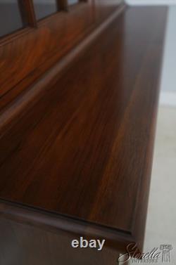 L72867 Country Chippendale Hand Crafted Walnut Cupboard