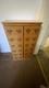 Leslie Dame Librarian's Mission Style Dvd/cd Cabinet For Media Storage Oak