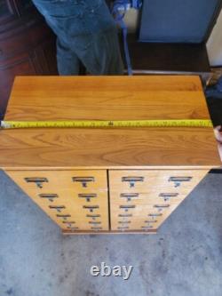 LESLIE DAME Librarian's Mission Style DVD/CD Cabinet for Media Storage Oak