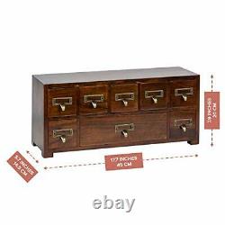 Label Holder Organizer Traditional Medicine Cabinet Vintage Card Catalog