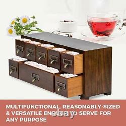 Label Holder Organizer Traditional Medicine Cabinet Vintage Card Catalog