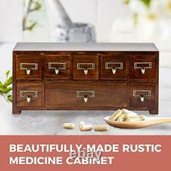 Label Holder Organizer Traditional Medicine Cabinet Vintage Card Catalog