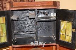 Lakeside craft shop mission oak cabinet smoking liquor Sheboygan WI