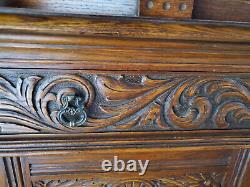 Landstrom Furniture Carved Wood Cabinet