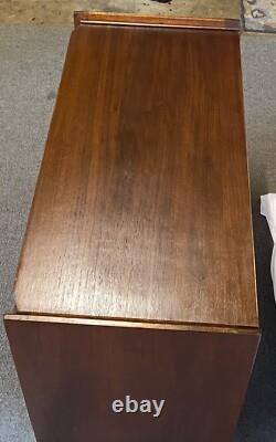Lane, Furniture MCM, Walnut, Record Cabinet On Castors 1960's, Vintage, Retro