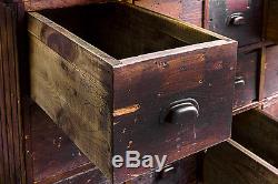 Large Antique Multi-drawer Storage Cabinet. C. 1890s