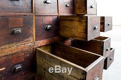 Large Antique Multi-drawer Storage Cabinet. C. 1890s