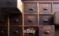 Large Antique Multi-drawer Storage Cabinet. C. 1890s