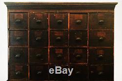 Large Antique Multi-drawer Storage Cabinet. C. 1890s