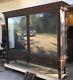 Large Antique Oak 1880's Pharmacy / General Store Display Cabinet